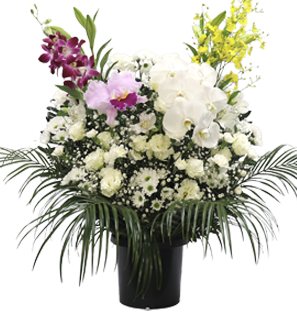 29,700 円の一例（洋花ホワイト）