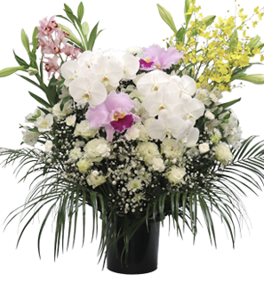 40,700 円の一例（洋花ホワイト）